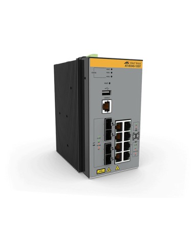 AT-IE340-12GT-80 Gestionado L3 Gigabit Ethernet (10/100/1000) Gris