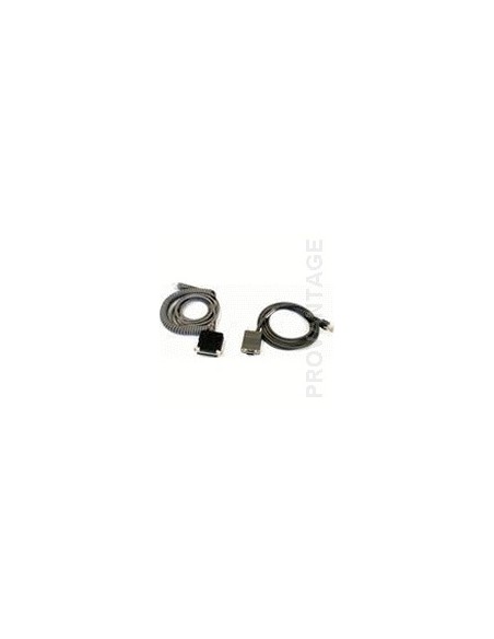 CAB-434 RS232 PWR 9P Female Coiled