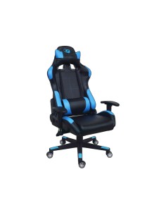 Deep Command Silla para videojuegos de PC Asiento acolchado Negro, Azul