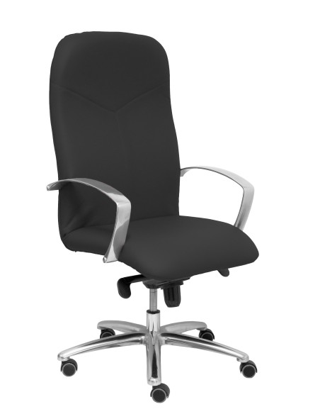 Sillón Caudete piel negro