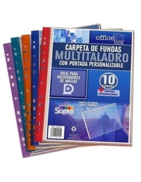 TARIF.OFFICE BOX PP MULTITALADRO A4 10 F - Pack de 10 unidades