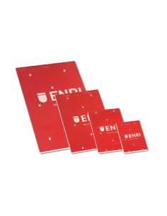 400032071 cuaderno y block A4 80 hojas Rojo