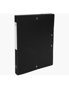 59681E archivador organizador Polipropileno (PP) Negro