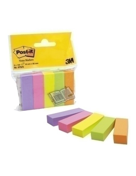 TACO NOTAS POST-IT 6705 15X50 COL.NEON