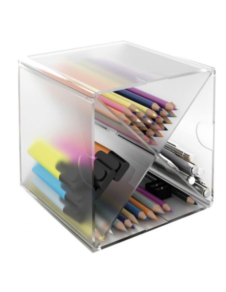 6703 CS TP porta lápices Poliéster Transparente