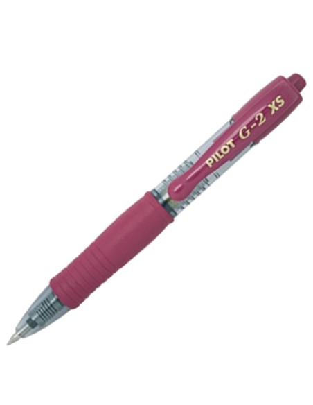 G2 XS Bolígrafo de gel de punta retráctil Fino Burdeos