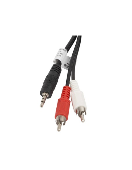 CA-MJRC-10CC-0050-BK cable de audio 5 m 3,5mm 2 x RCA Negro