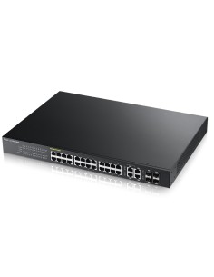 GS1920-24HP Gestionado L2 Gigabit Ethernet (10/100/1000) Energía sobre Ethernet (PoE) Negro