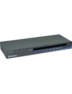 16-Port USB/PS/2 Rack Mount KVM Switch interruptor KVM Montaje en rack Negro
