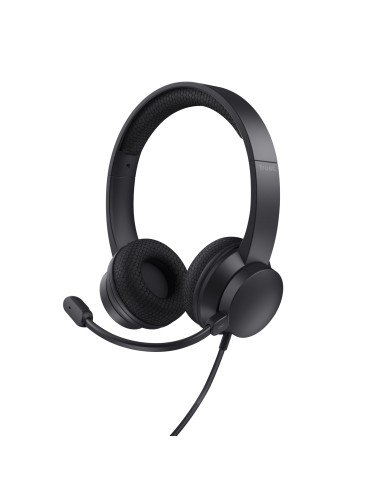 Ayda Auriculares Alámbrico Diadema Llamadas/Música USB tipo A Negro