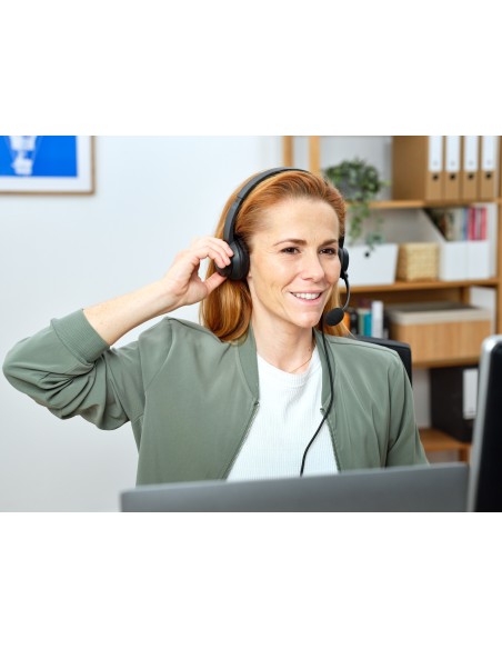 Ayda Auriculares Alámbrico Diadema Llamadas/Música USB tipo A Negro