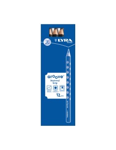 C.12 LAPICES LYRA GROOVE 3810099 NEGRO