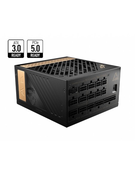 MEG AI1300P PCIE5 unidad de fuente de alimentación 1300 W 24-pin ATX ATX Negro