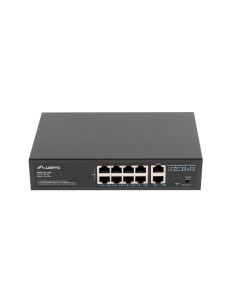 RSFE-8P-2GE-120 switch No administrado Gigabit Ethernet (10/100/1000) Energía sobre Ethernet (PoE) 1U Negro