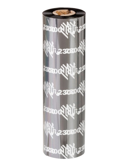 2300 Wax cinta térmica 450 m Negro