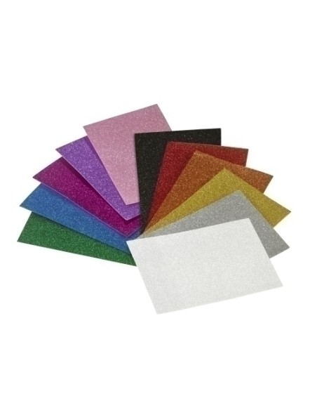 GOMA EVA FAIBO PURPURINA 20x30 ROJO - Pack de 3 unidades