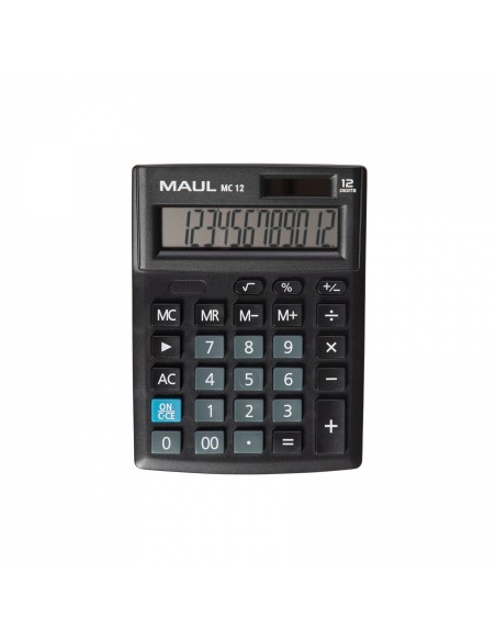MC 12 calculadora Bolsillo Pantalla de calculadora Negro