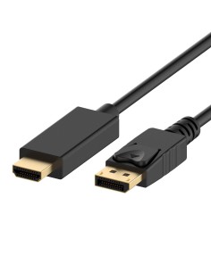 EC1431 adaptador de cable de vídeo 1,8 m DisplayPort HDMI tipo A (Estándar) Negro
