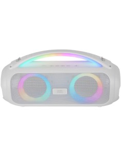 MS-PULSE, Altavoz Bluetooth Portátil 50W RMS, Iluminación RGB, 2 Drivers Activos 93mm + 2 Drivers Pasivos Ultra-Bass, Función Ma