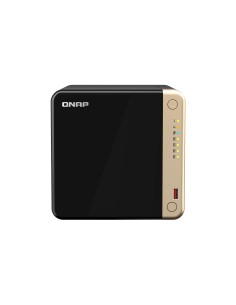 TS-464 NAS Torre Intel® Celeron® N5095 8 GB DDR4 32 TB Unidad de disco duro QNAP Turbo System Negro, Oro