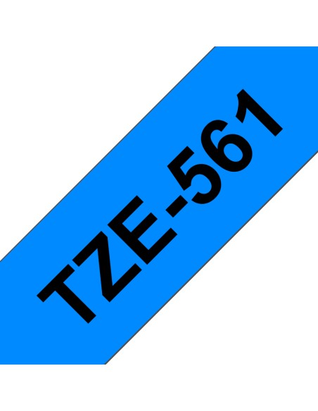TZE-561 cinta para impresora de etiquetas Negro sobre azul