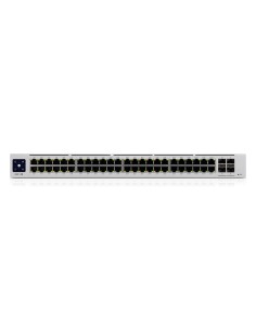 UniFi Pro 48-Port PoE Gestionado L2/L3 Gigabit Ethernet (10/100/1000) Energía sobre Ethernet (PoE) 1U Plata