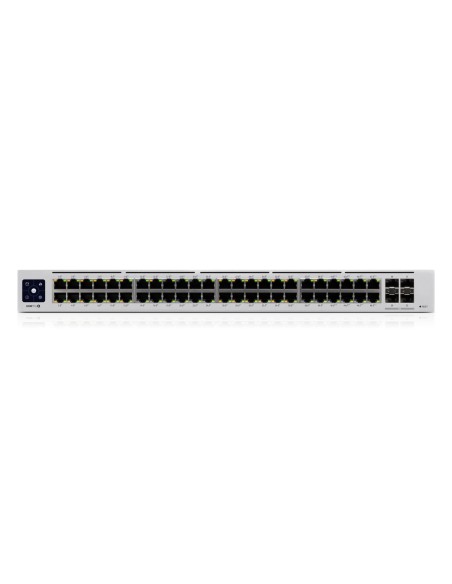 UniFi Pro 48-Port PoE Gestionado L2/L3 Gigabit Ethernet (10/100/1000) Energía sobre Ethernet (PoE) 1U Plata