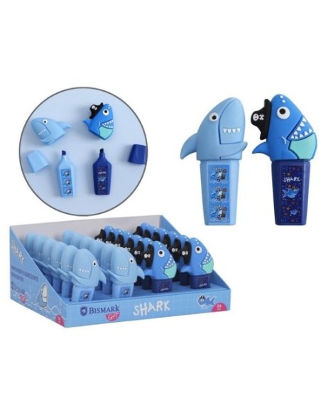 EXP 24 MARCADORES FLUORESCENTES TIBURON