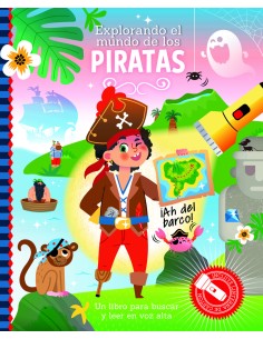 Explorando el mundo de los Piratas Libros con Linterna 