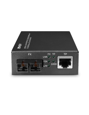 25119 convertidor de medio 850 nm Multimodo Negro