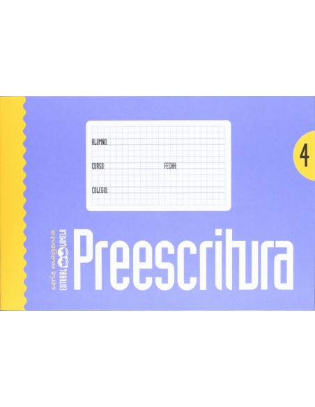 Pre escritura 4 serie magenta