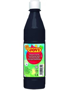 Bote tempera liquida jovi negro 500 ml