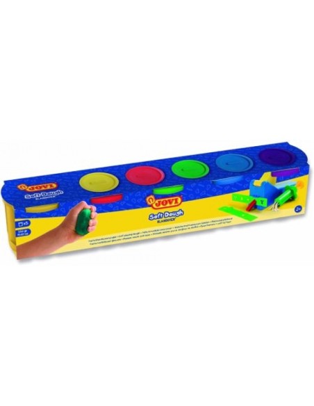 Pack 5 botes jovi blandiver 110g colores surtidos jovi