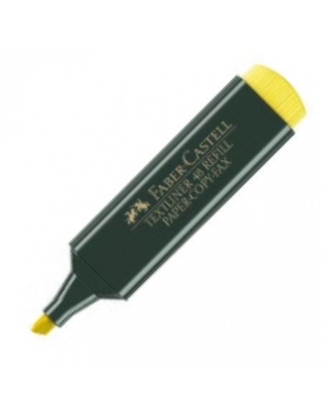 C 10 marcador fluorescente textliner 48 amarillo faber castell