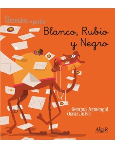 Blanco rubio y negro