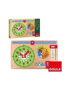 Reloj calendario castellano