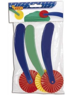 BOLSA 3 CORTADORES PLASTICOS DE PASTA JOVI