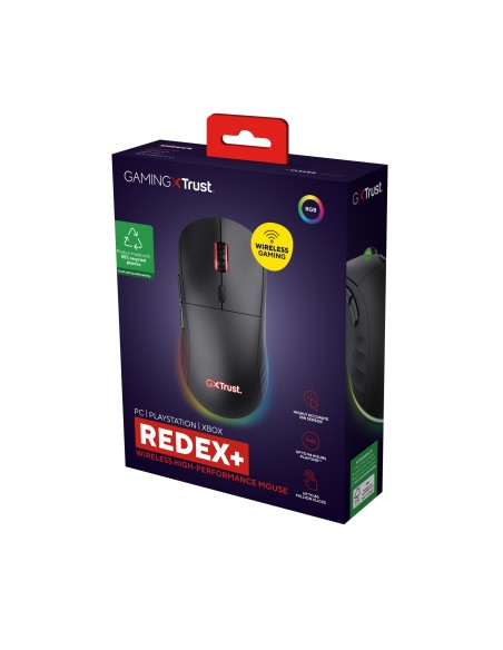 GXT 927 Redex+ ratón mano derecha RF Wireless + USB Type-A Laser 25600 DPI
