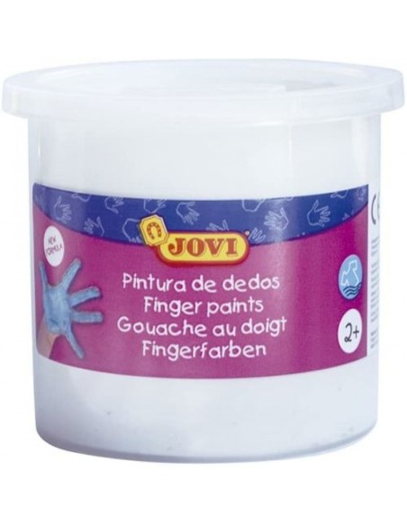 ESTUCHE 5 BOTES PINTURA DEDOS JOVI 125ML BLANCO