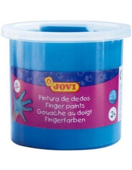 ESTUCHE 5 BOTES PINTURA DEDOS JOVI 125ML AZUL