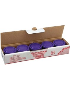 C 5 BOTES TEMPERA JOVI 35ML VIOLETA