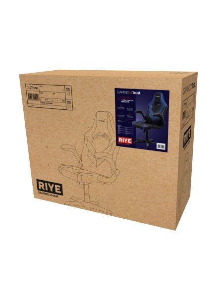 GXT 703B RIYE Silla para videojuegos universal Negro, Azul