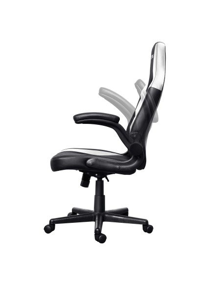 GXT 703W RIYE Silla para videojuegos universal Negro, Blanco