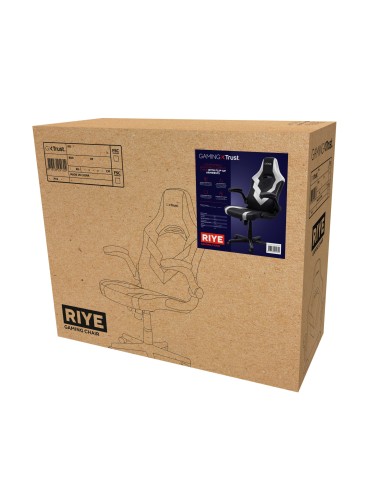 GXT 703W RIYE Silla para videojuegos universal Negro, Blanco