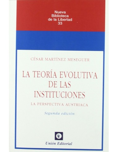 Teoria Evolutiva De Las Instituciones 2E
