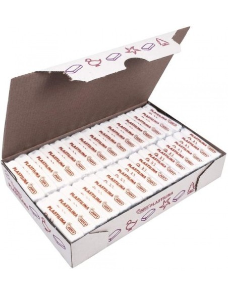 C 30 tacos plastilina jovi 70 pequena color blanco