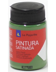C 6 bote pintura satinada la pajarita verde monte base latex
