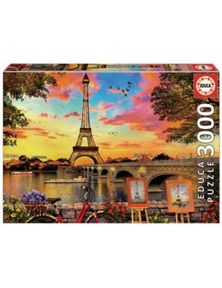 PUESTA DE SOL EN PARIS PUZZLE 3000 PIEZAS