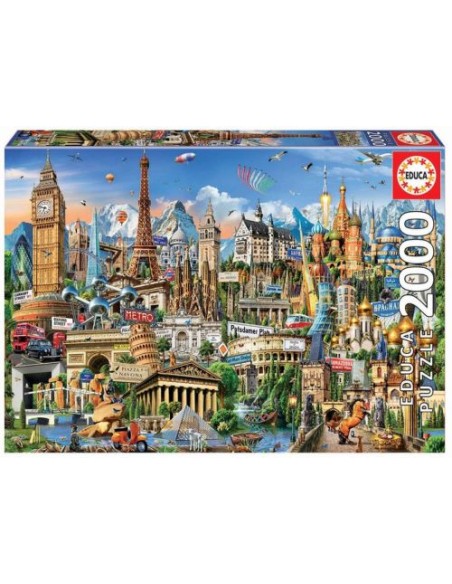 SIMBOLOS DE EUROPA PUZZLE 2000 PIEZAS