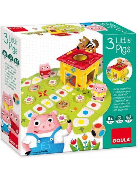 JUEGO COOPERATIVO 3 LITTLE PIGS JUEGO 3 CERDITOS